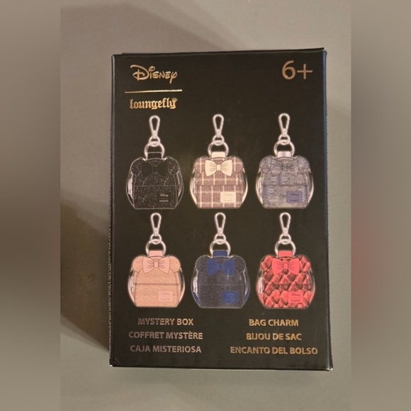 MINI Disney Pink Mouse Ears  Loungefly Backpack Keychain - Picture 5 of 5